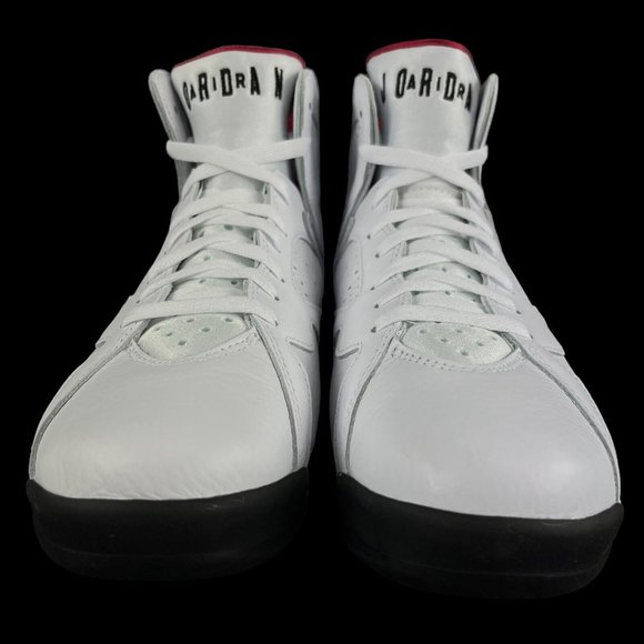 Air Jordan 7 Retro Cardinal White Black Red Shoes CU9307-106 Men's Size 9.5 - Picture 2 of 10